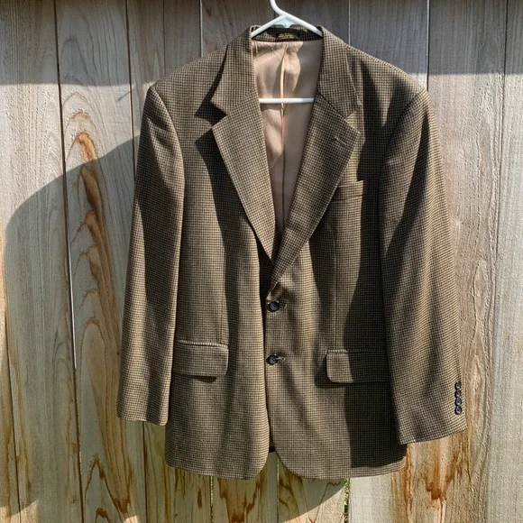 Oscar de la Renta tweed wool blazer 39R